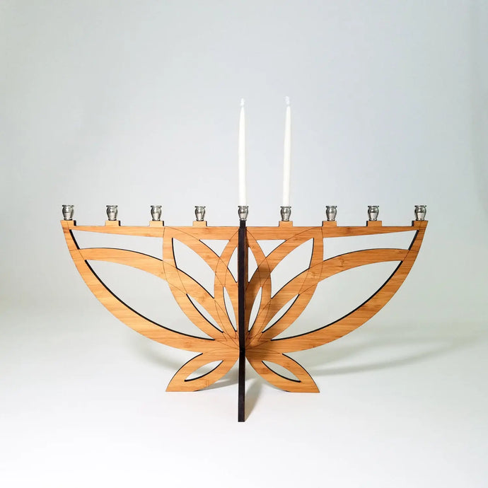 Lotus Flower Menorah